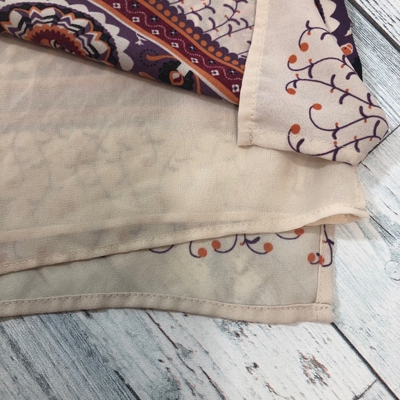 Chelsea & Violet Lined Multicolored Sleeveless Top Small - Picture 11 of 11